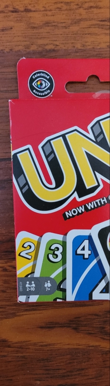 UNO Card Game - Red Box